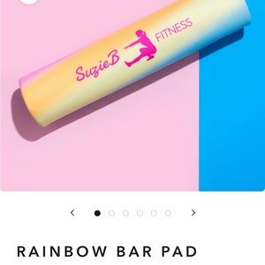 SUZIE B FITNESS- Rainbow Bar Pad